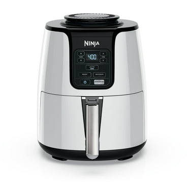 Ninja 4Qt Air Fryer, Nonstick Basket with Crisper Plate, 1550 Watts, White