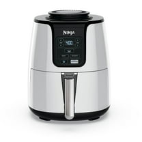 Ninja 4 Qt Air Fryer, 3 Functions, Air Fry, Reheat, and Dehydrate, Dishwasher Safe, Non-Stick, AF100, White