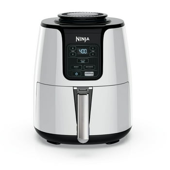 Ninja 4Qt Air Fryer, Nonstick Basket with Crisper Plate, 1550 Watts, White