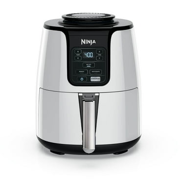 Ninja 4Qt Air Fryer, Nonstick Basket with Crisper Plate, 1550 Watts, White