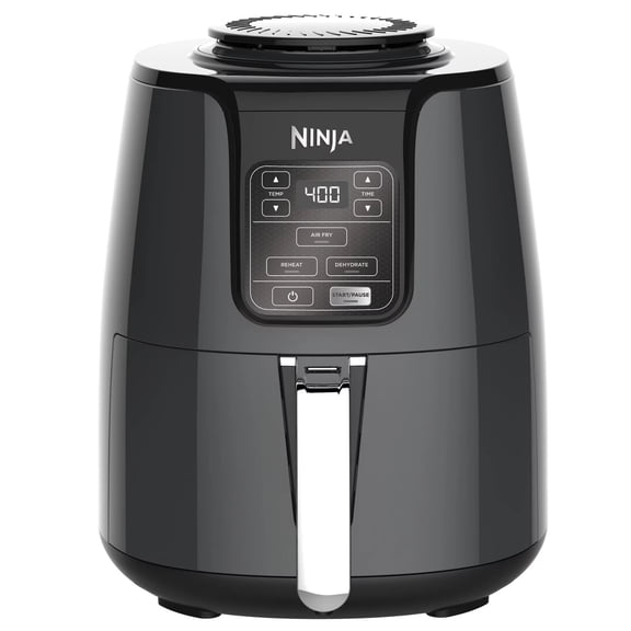 Ninja AF100WM Air Fryer, Black/Gray, 4 Qt