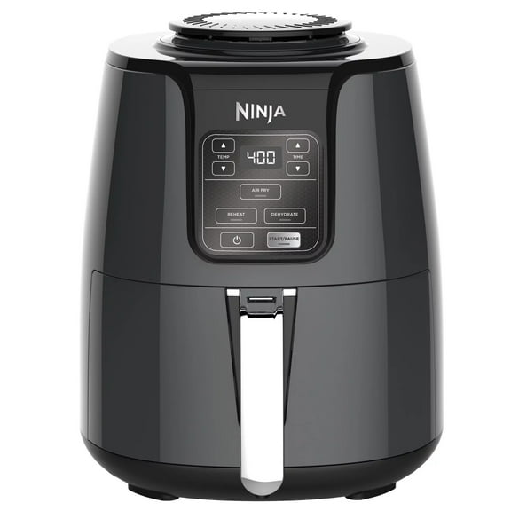 Ninja AF100WM Air Fryer, Black/Gray, 4 Qt