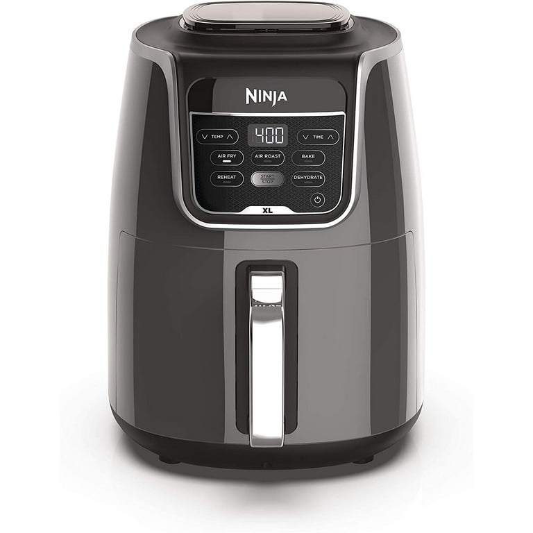 Ninja AF150AMZ Air Fryer XL that Air Fry's, Air Roast's, Bakes, Reheats,  Dehydrates with 5.5 Quart Capacity, and a high gloss finish, grey