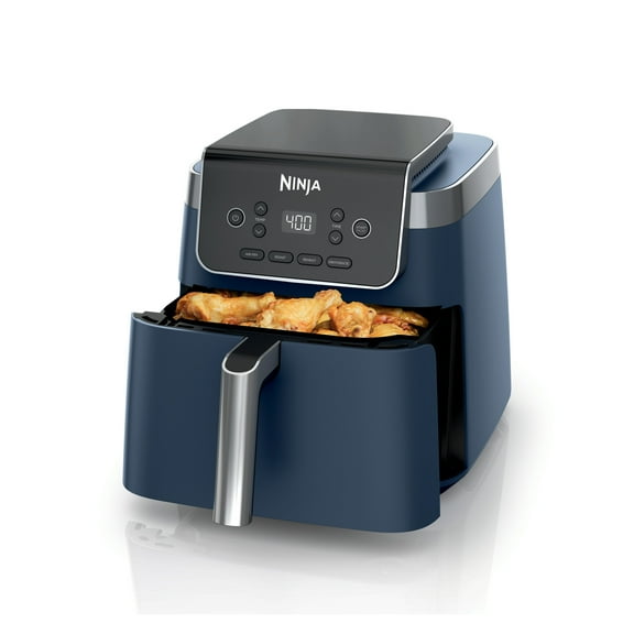 Ninja Air Fryer Pro XL 6.5-Qt, 4-in-1, Air Crisp Technology, Nonstick Crisper Plate, AF180WMNV Navy