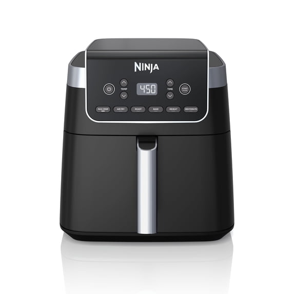Ninja, Air Fryer, Pro XL 6-in-1 1750 Watts 6.5 Quart Max Crisp Technology Nonstick Basket AF181, Digital Display, Non-Stick, Removable Basket, Automatic Shut-Off, Black