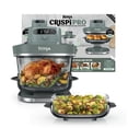 thumbnail image 1 of Ninja Crispi Pro Glass Air Fryer 6-Qt & 2.5-Qt, 6-in-1, Air Fry, Bake, Dehydrate, Dishwasher Safe, AS101DG Gray, 1 of 14