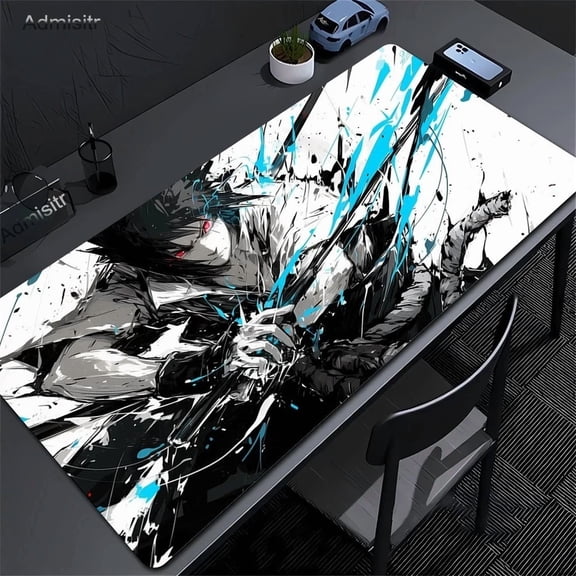Ninja Anime Keyboard Desk Mat - Large Mouse Pad, 80x30