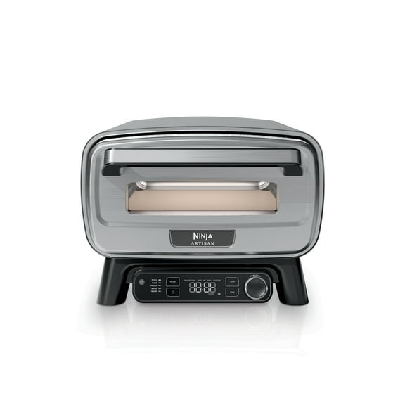 Ninja Artisan Outdoor Pizza Oven, 12-inch, 3-minute Pizza, Neapolitan, Thin Crust, New York Chicago, Custom, 700F Max Temperature, Electric Heat, Bake, Broil