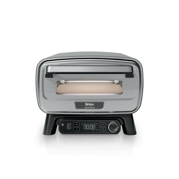 Ninja Artisan Outdoor Pizza Oven, 12-inch, 3-minute Pizza, Neapolitan, Thin Crust, New York Chicago, Custom, 700F Max Temperature, Electric Heat, Bake, Broil
