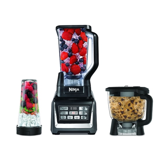 Ninja Auto-iQ Kitchen System 1200 Watts 5-Speed Blender, Black (4 Count)