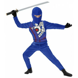 Syncfun Men Blue Ninja Costume Set for Adult Halloween Dress