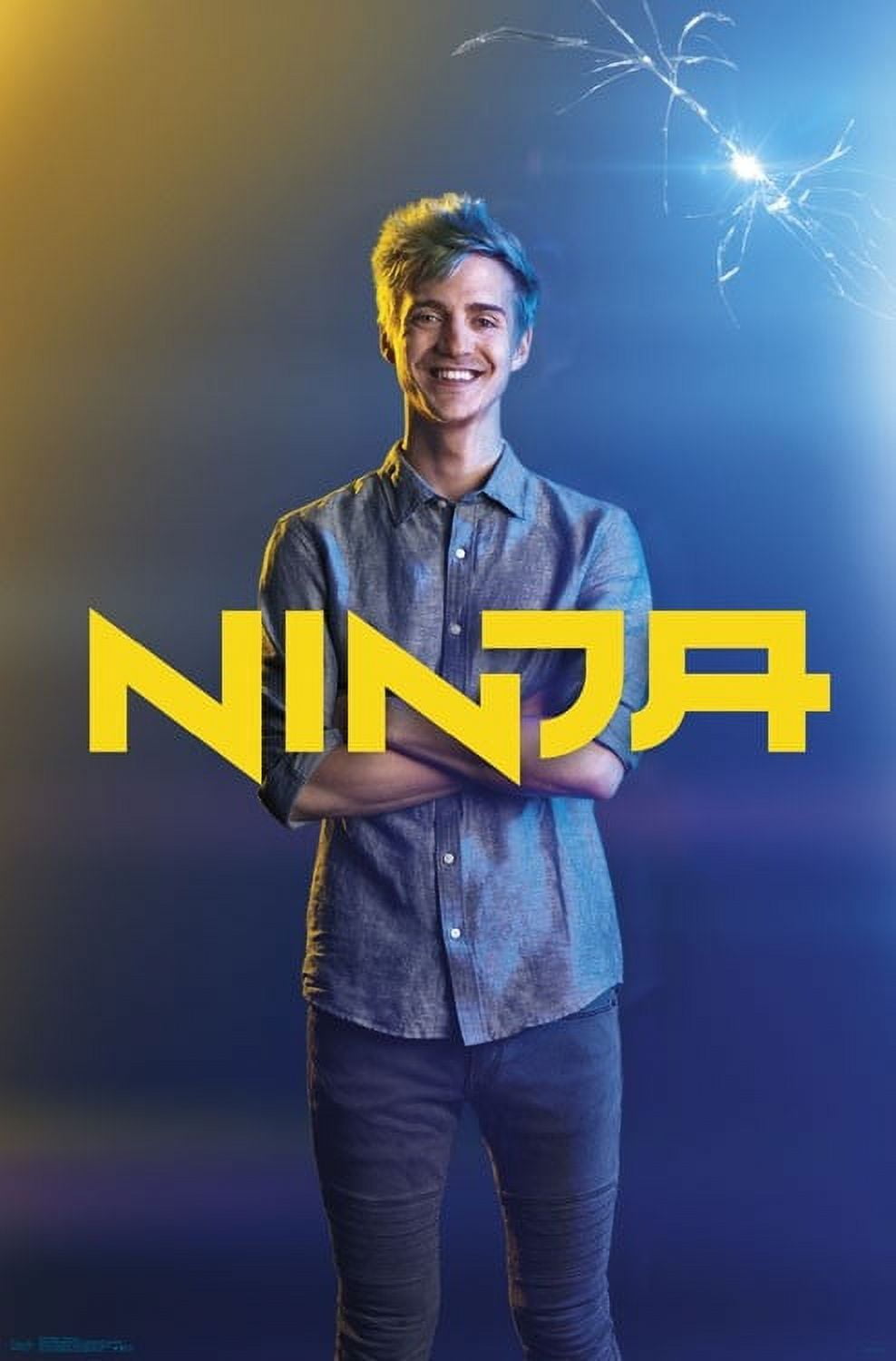 Fortnite Ninja Get Good Poster - 22.375 X 34