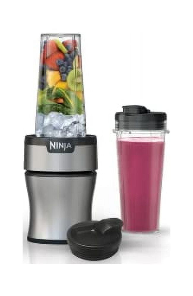  Ninja BN300C, Personal Nutri-Blender With Ice-Crushing  Technology, Black/Silver, 700W: Home & Kitchen