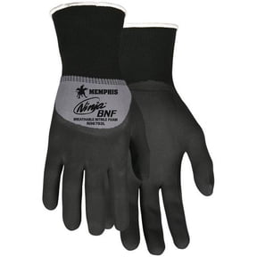 Ninja BNF Nylon & Spandex Shell Glove - Gray & Black - Extra Large