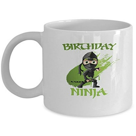 Ninja 11 oz Coffee Mug - Warrior Gifts White Ceramic