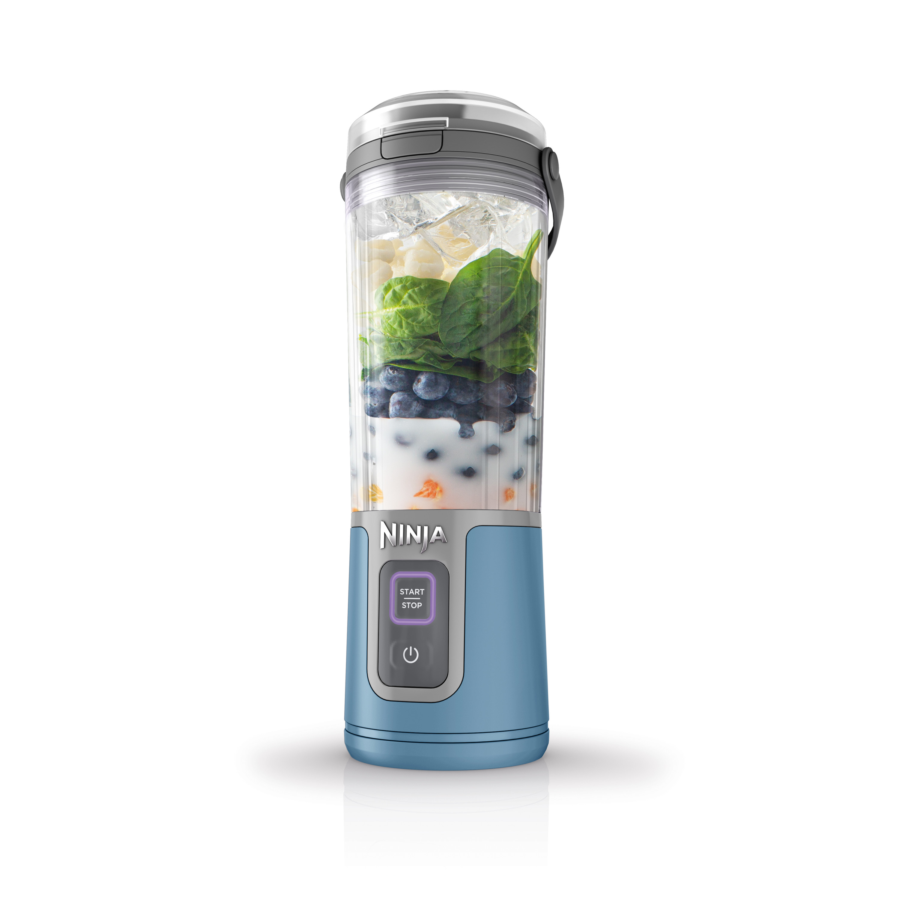 The Coolest Blue Cooler with High Performance Blender and Bluetooth