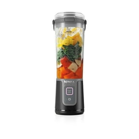 Ninja Blast Portable Personal 18 Oz Blender w/ Leak Proof Lid & Easy Sip Spout, Rechargeable Base, BC150BK Black