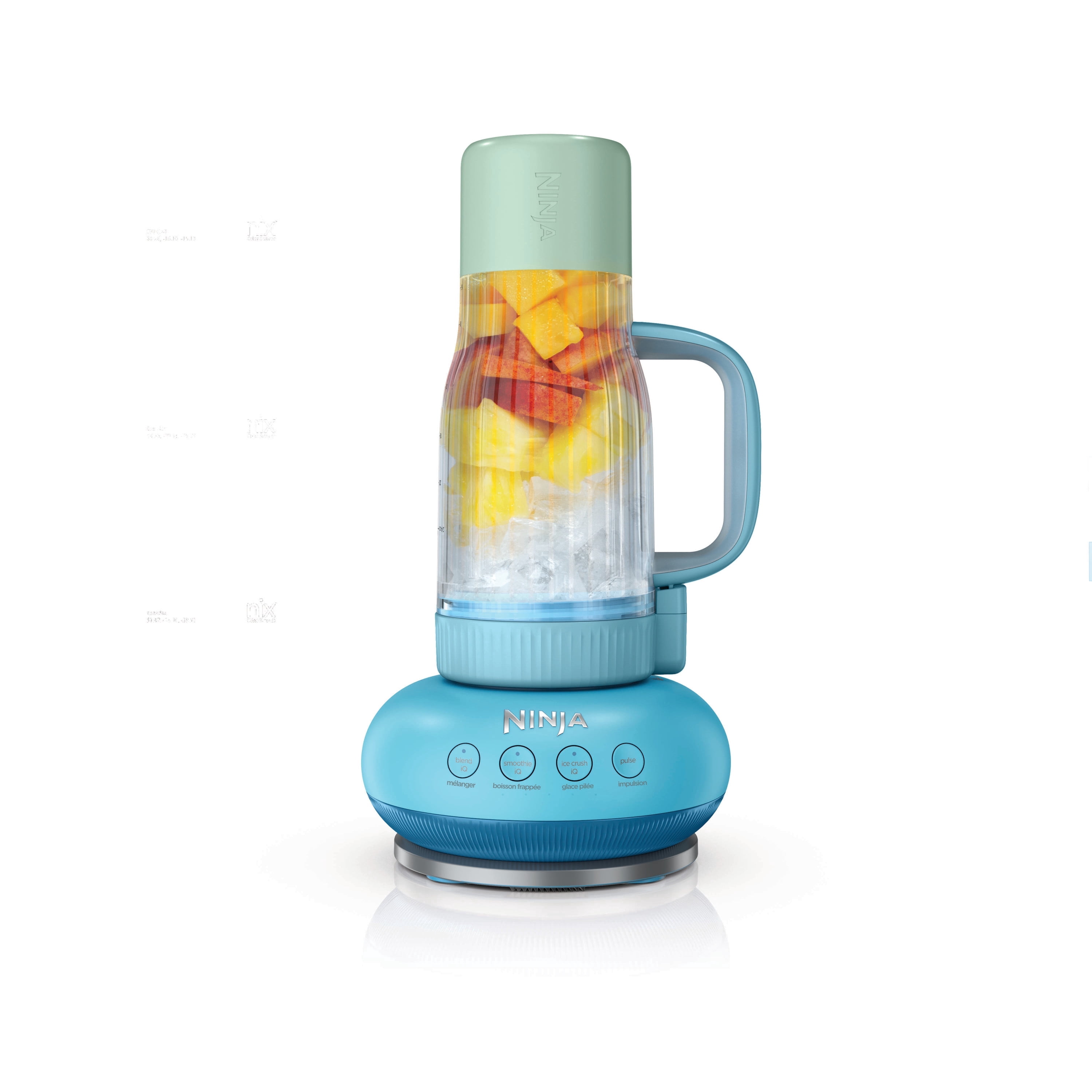 Ninja Blendboss Tumbler Blender with 26-oz. Travel Tumber, Blue Raspberry