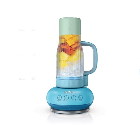 Ninja Blendboss Tumbler Blender with 26-oz. Travel Tumber, Blue Raspberry