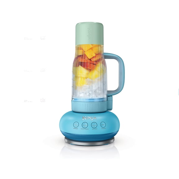 Ninja Blendboss Tumbler Blender with 26-oz. Travel Tumber, Blue Raspberry