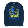thumbnail image 1 of Ninja Boys Navy Blue Long Sleeve Video Game Tee Shirt Gamer T-Shirt X-Large, 1 of 1