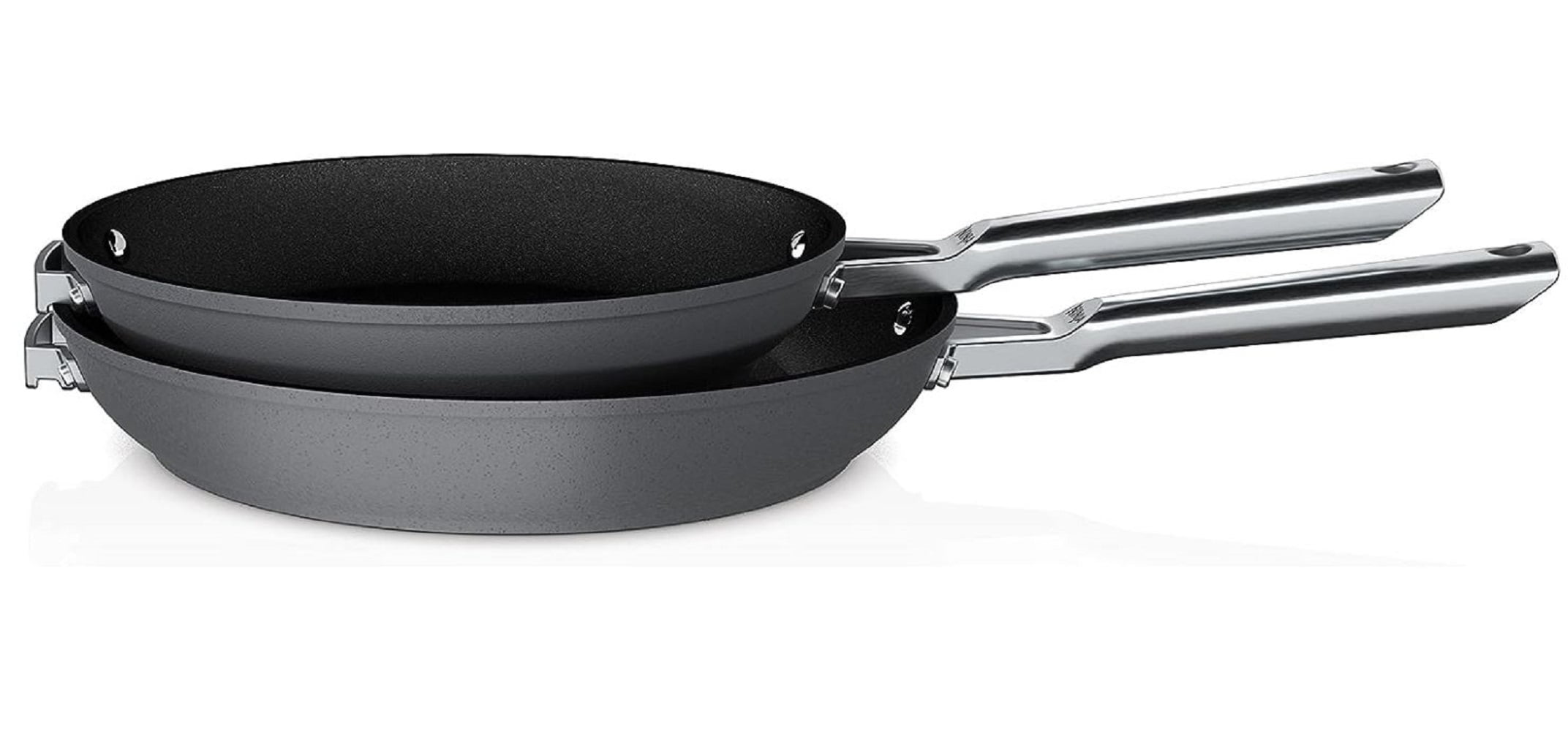Ninja C52200 Foodi NeverStick Premium 2Piece Fry Pan Set, AntiScratch