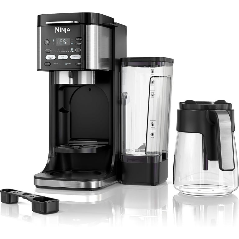 Ninja CFP101 DualBrew Hot & Iced Coffee Maker, Single-Serve, compatible  with K-Cups & 12-Cup Drip Coffee Maker, Black 