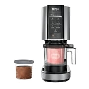 Ninja CN301CO CREAMi Ice Cream Maker, Silver, 7-Speed, for Gelato, Mix-ins, Milkshakes