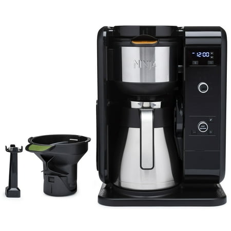 Ninja - 10-Cup Coffee Maker with Dishwasher Safe Component - Black/Stainless Steel