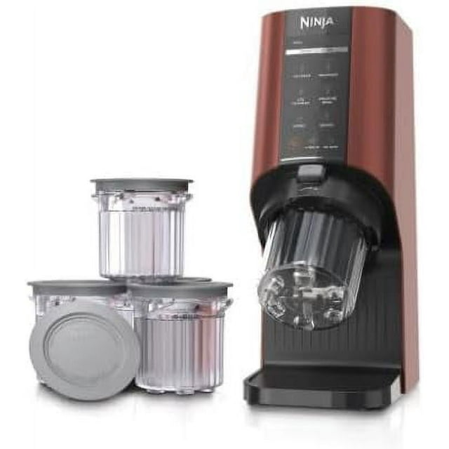 Ninja CREAMi Breeze 7in1 Ice Cream Maker Red Cinnamon (NC201QCN