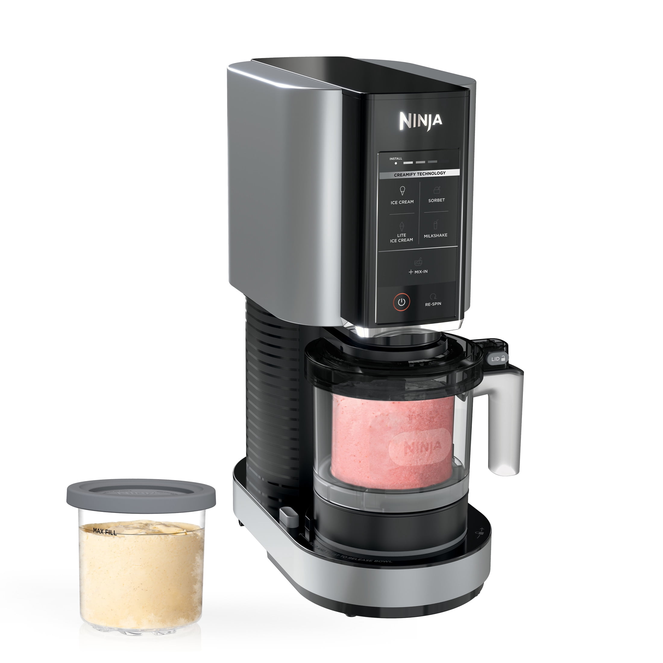 キッチン家電 Ninja CreamI NC300 Ninja CREAMi Ice Cream Maker, 5 Programs, 2 Pints with Lids, NC300