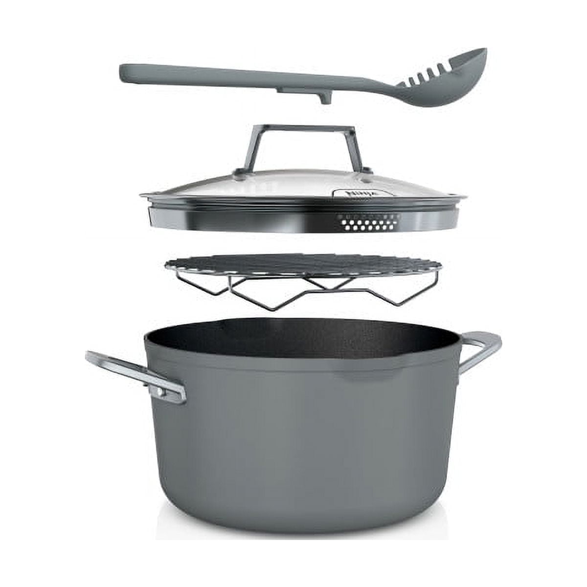 Ninja CW202GY Foodi NeverStick PossiblePot Premium Set 7-Quart Pot Sea Salt Grey - Walmart.com