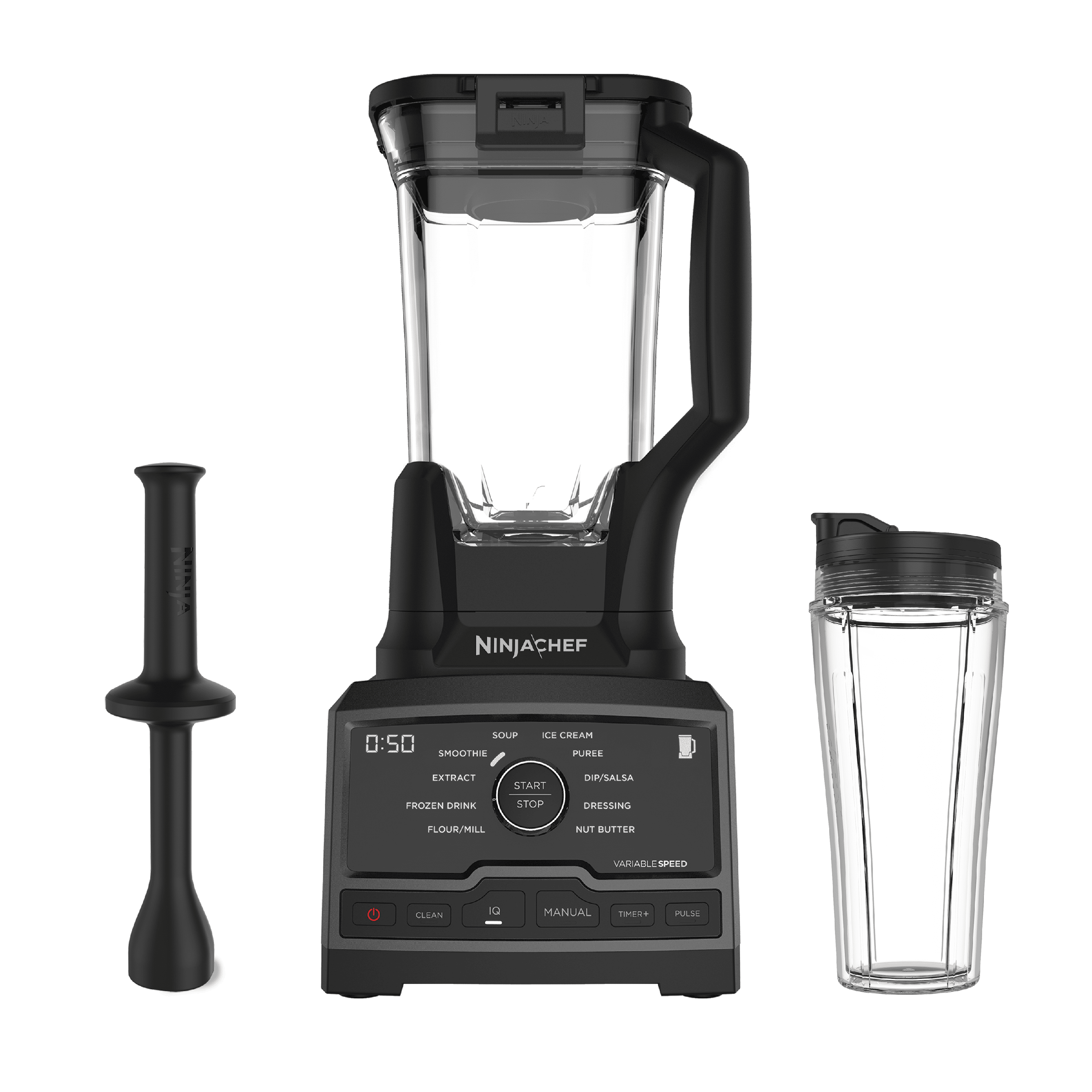 Ninja Chef 1500 Watt Blender with Auto-IQ and Smoothie Cup
