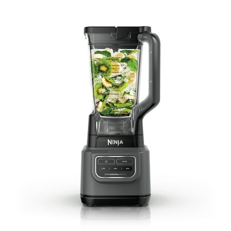 Ninja Classic Blender, 1000 Watts, 3 Speeds, Smoothies, 72 Oz. Pitcher, Total Crushing Blades, Dark Gray BE200
