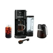Ninja DualBrew Hot & Iced 12-Cup Drip Coffee Maker, K-Cup Compatible, Rapid Cold Brew, CFP150, Black