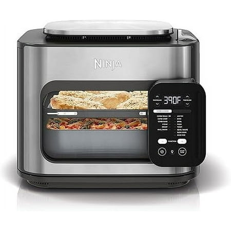 Ninja - Combi All-in-One Multicooker, Oven, & Air Fryer, Complete Meals in 15 Mins, 14-in-1, Combi Cooker + Air Fry - Stainless Steel