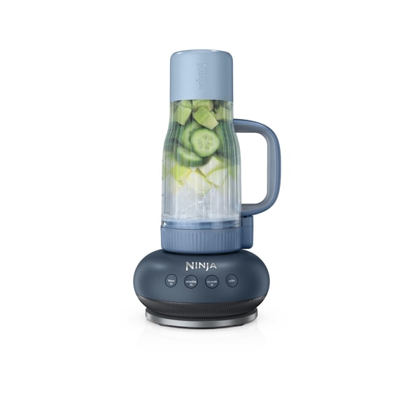 Ninja BlendBOSS 26-Oz Personal Blender, for Smoothies & Frozen Drinks, Travel Tumbler with LeakProof Lid and Chug Spout, Auto-iQ Technology, 1200PW, DB301CY Cyberspace