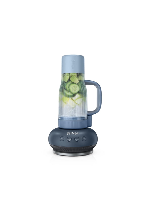 BlendBOSS 26-Oz Personal Blender, for Smoothies & Frozen Drinks, Travel Tumbler with LeakProof Lid and Chug Spout, Auto-iQ Technology, 1200PW, DB301CY Cyberspace