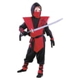 thumbnail image 1 of Ninja Complete - Red Child Halloween Costume, 1 of 2