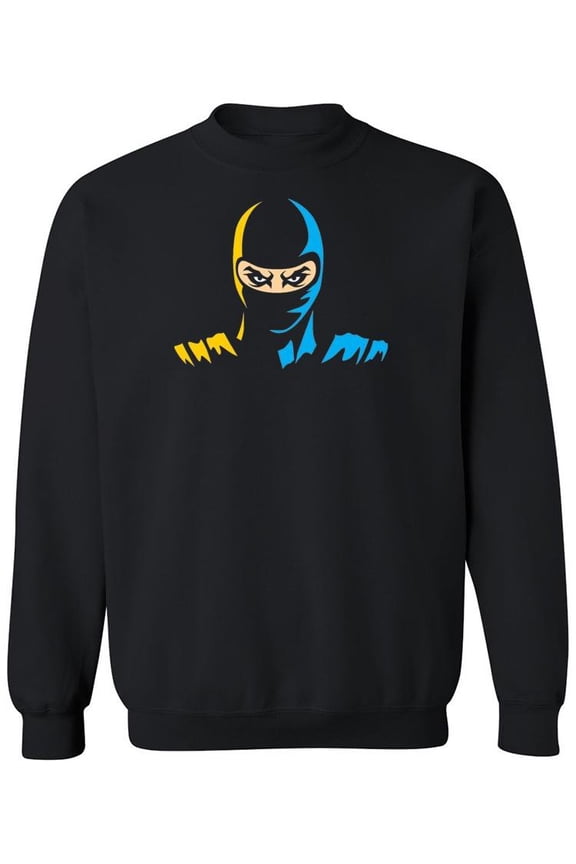 Ninja Cool Design Sweatshirt Men -Image by Shutterstock, Male Large