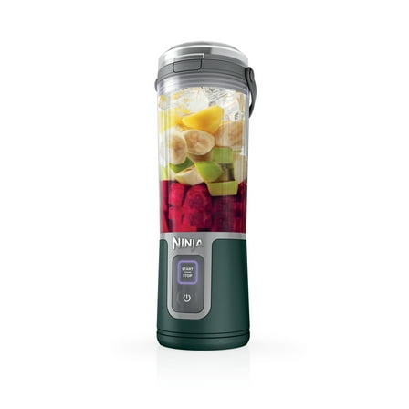 Ninja Blast 16 oz Portable Personal Blender with Leak Proof Lid and Easy Sip Spout, Smoothie Blender, Racing Green BC100GN