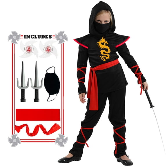 Ninja Costume Kids Ninja Muscle Costumes Girls Ninja Set Accessories Best Children Gift