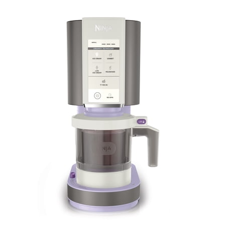 Ninja CREAMi Ice Cream Maker, for Mix-ins, Milkshakes, Sorbet, 5 One-Touch Programs, (2) 16 Oz Pint Containers & Lids, NC300PU Purple