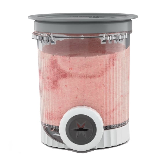 Ninja CREAMi 16 Oz Pint & Lid, Compatible with NC700 Series Ninja CREAMi Scoop & Swirl, XSK7PNTLD1 Gray