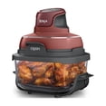 thumbnail image 1 of Ninja Crispi Glass Air Fryer 4-Qt, 3-in-1, Air Fry Recrisp, Portable, Dishwasher Safe, FN090RD Red, 1 of 10