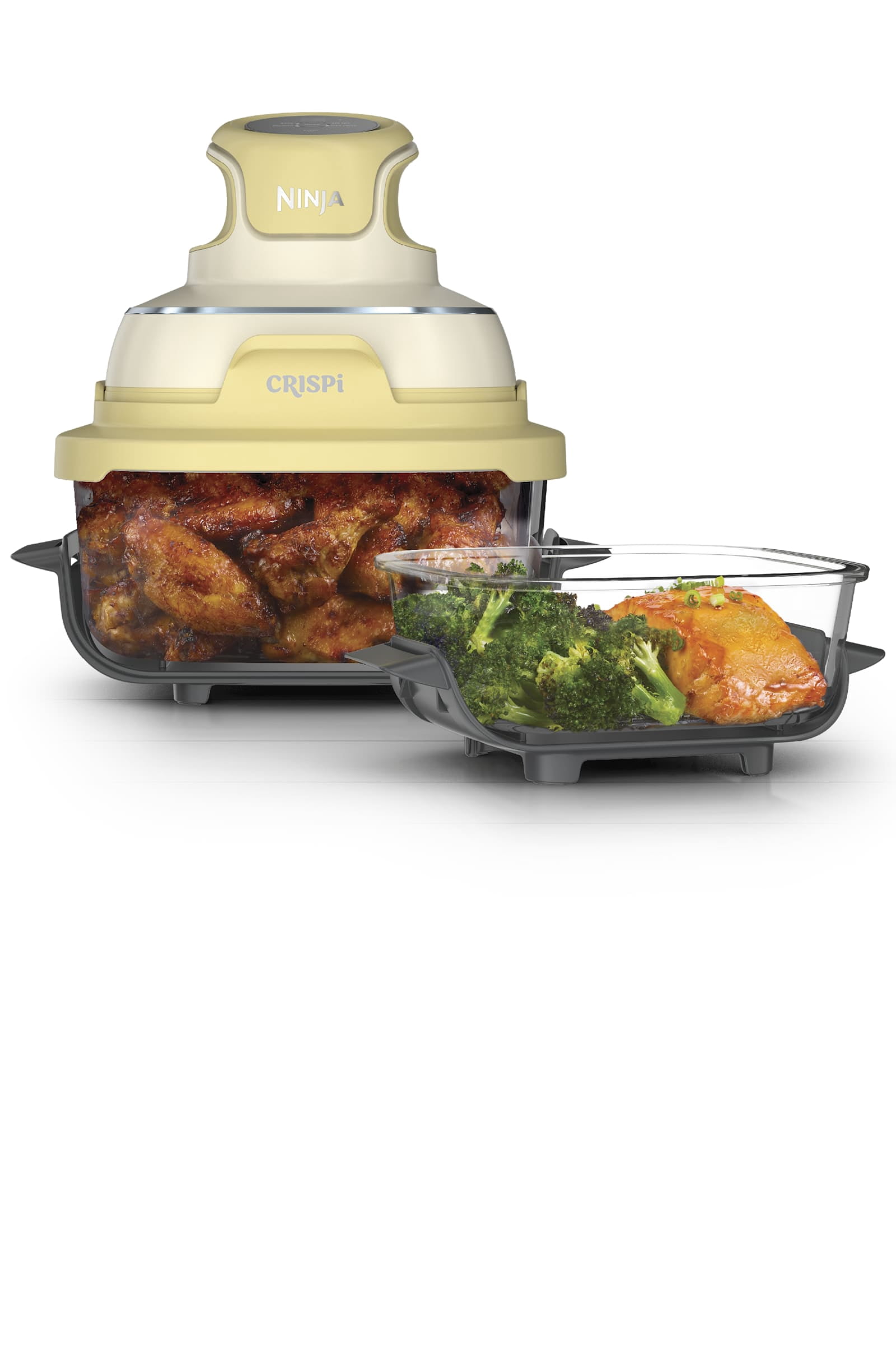 Ninja Crispi 4-in-1 Glass Air Fryer in Butter Yellow