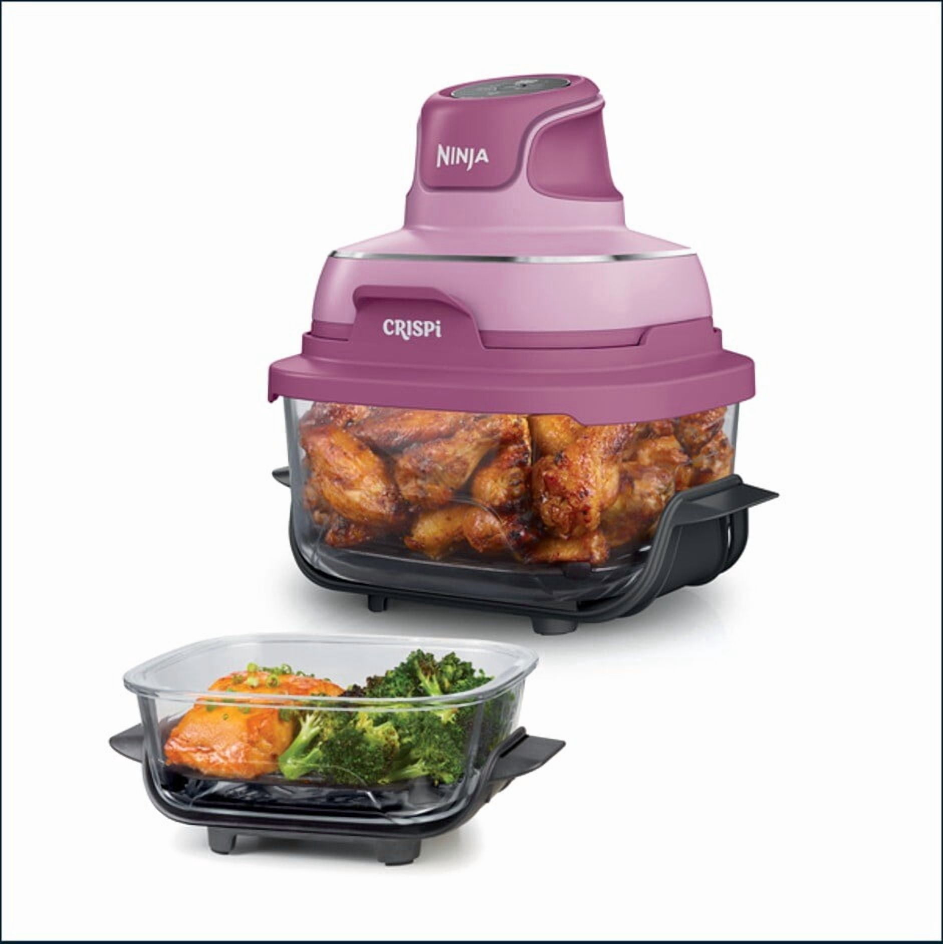 Ninja, Air Fryer, FN101GY, 4-Qt & 6-Cup Glass Containers - Walmart.com
