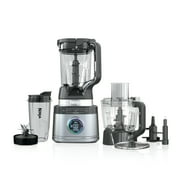 Ninja Detect Kitchen System Blender, Feed Chute with Slicing & Shredding Disc, Smoothies, Crush, Chop, Dough, BlendSense Technology, 3 Speeds, 1700PW, 72 Oz, TB400WM Silver