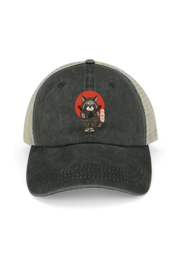 Ninja Disguise Black Baseball Cap for Men Women, Adjustable Snapback Hats Trucker Hat