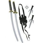 Ninja Double Sword Set Child Halloween Accessory